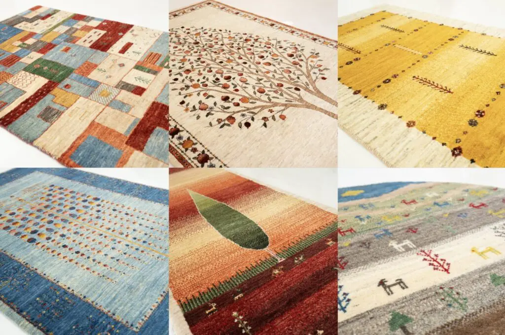 ⭕️⭕️あだも様専用【未使用 】ゾランヴァリ ギャッベ ラグマットカシュクリ⭕️⭕️ 超レア バッターニエヴィンテージ未使用イニシャル入り！ ラグ